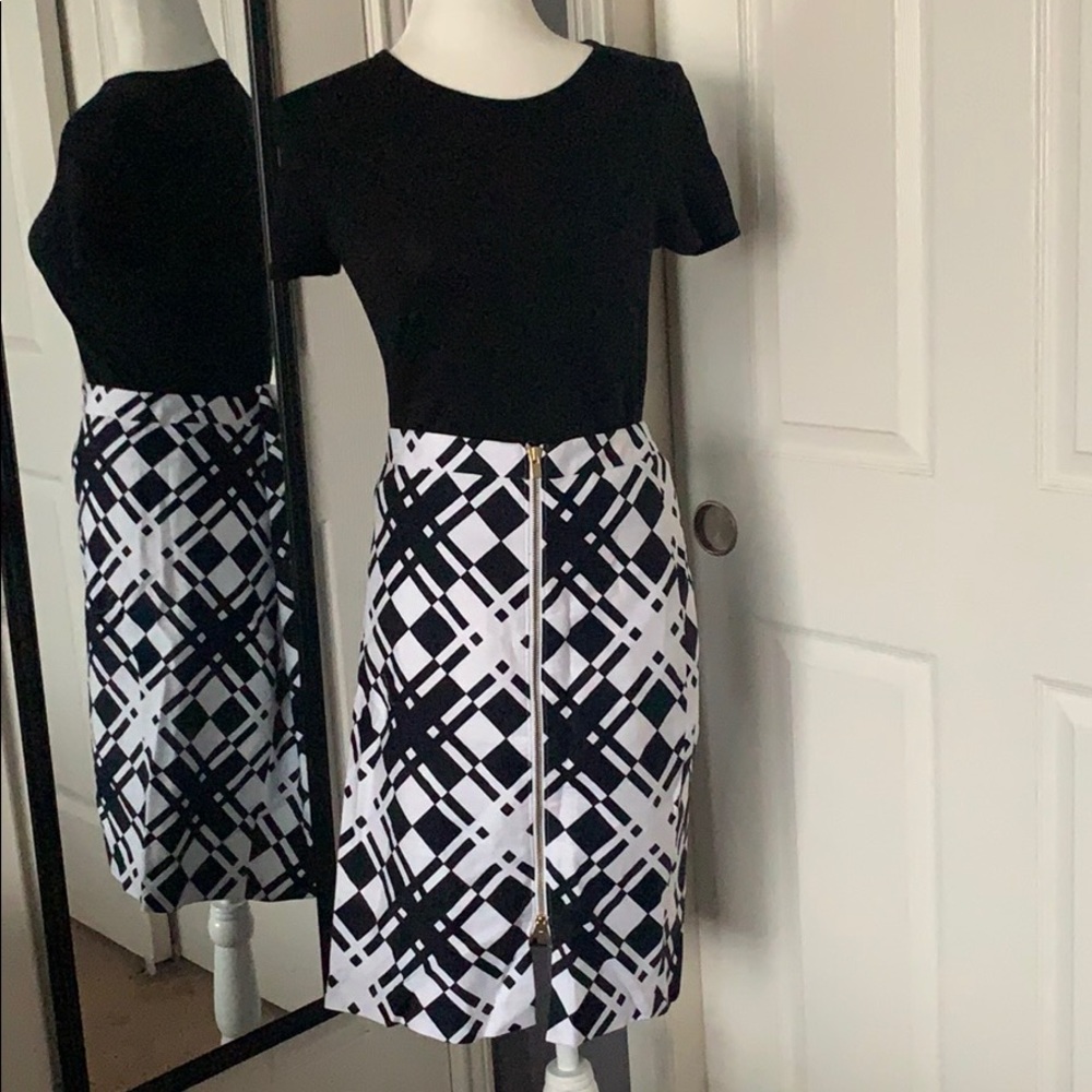 Talbots printed skirt